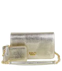 BOLSA PEQUENA SOPHIA SCHUTZ DOURADO