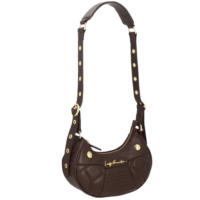 BOLSA PEQUENA BAGUETE LUIZA BARCELOS MARROM