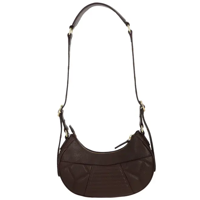 BOLSA PEQUENA BAGUETE LUIZA BARCELOS MARROM