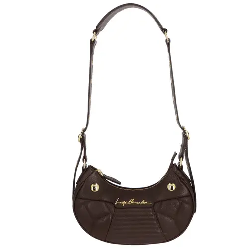 BOLSA PEQUENA BAGUETE LUIZA BARCELOS MARROM