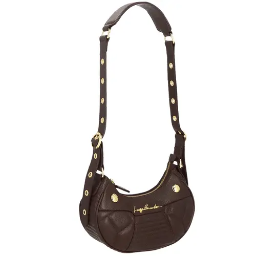 BOLSA PEQUENA BAGUETE LUIZA BARCELOS MARROM