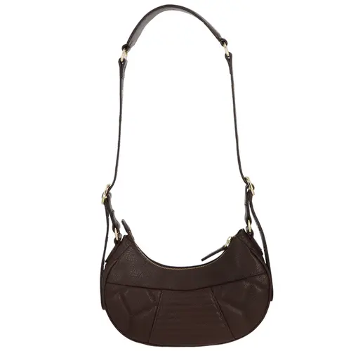 BOLSA PEQUENA BAGUETE LUIZA BARCELOS MARROM