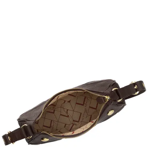 BOLSA PEQUENA BAGUETE LUIZA BARCELOS MARROM