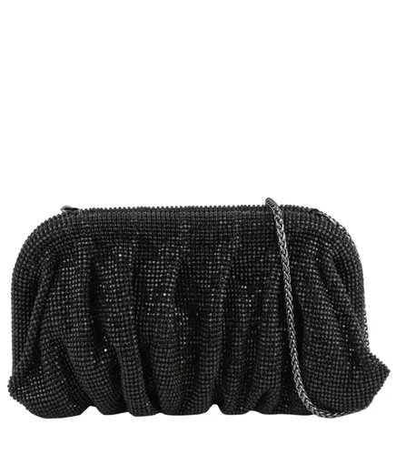 CLUTCH STRASS DAZZLING SCHUTZ PRETO