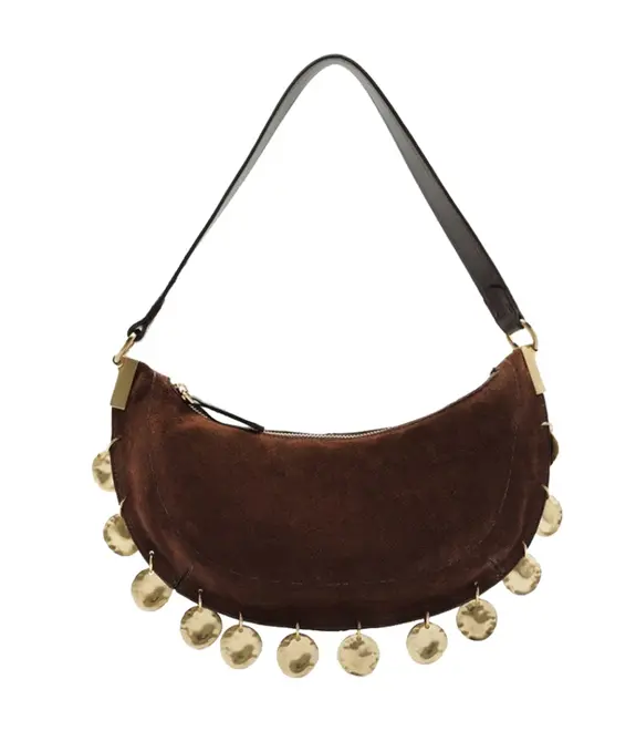 BOLSA PEQUENA AREZZO MARROM