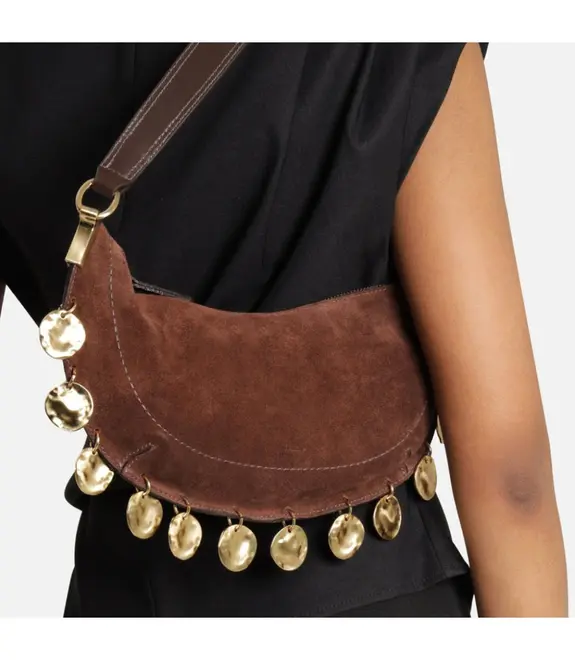 BOLSA PEQUENA AREZZO MARROM