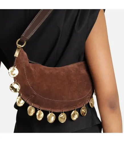 BOLSA PEQUENA AREZZO MARROM