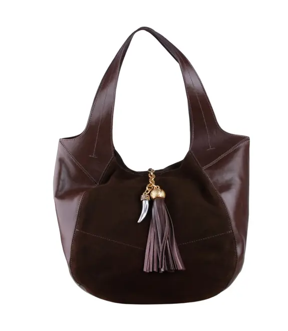 BOLSA GRANDE HOBO AREZZO MARROM