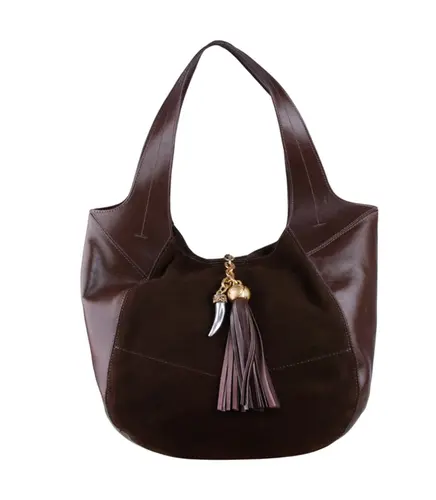 BOLSA GRANDE HOBO AREZZO MARROM