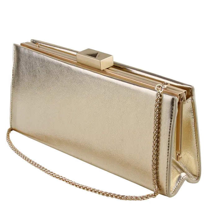 BOLSA CLUCTH PARK SCHUTZ DOURADO