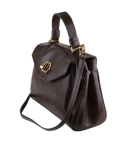 BOLSA PEQUENA AREZZO MARROM