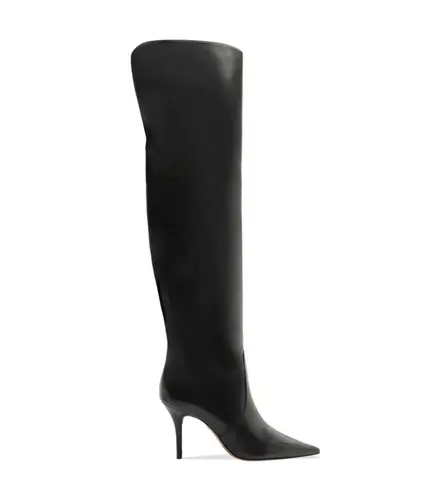 BOTA SALTO ALTO OVER THE KNEE AREZZO PRETO