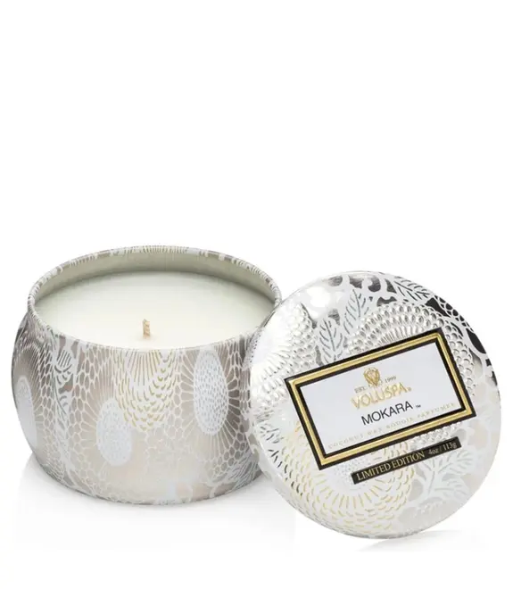 MINI VELA AROMÁTICA LATA RELEVO 25H MOKARA VOLUSPA