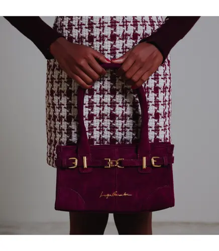BOLSA PEQUENA LUIZA BARCELOS VINHO