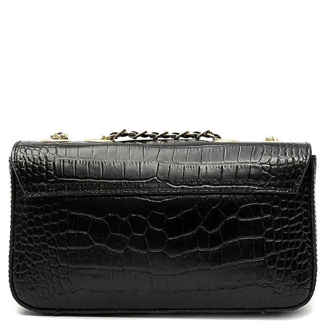 BOLSA PEQUENA ANNE NEW CROCO ISLA PRETO