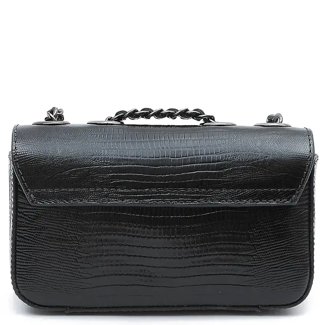 BOLSA PEQUENA ANNE LIZARD ISLA PRETO