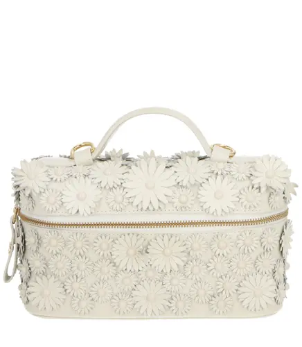 BOLSA PEQUENA VANITY FLORAL LUIZA BARCELOS BRANCO