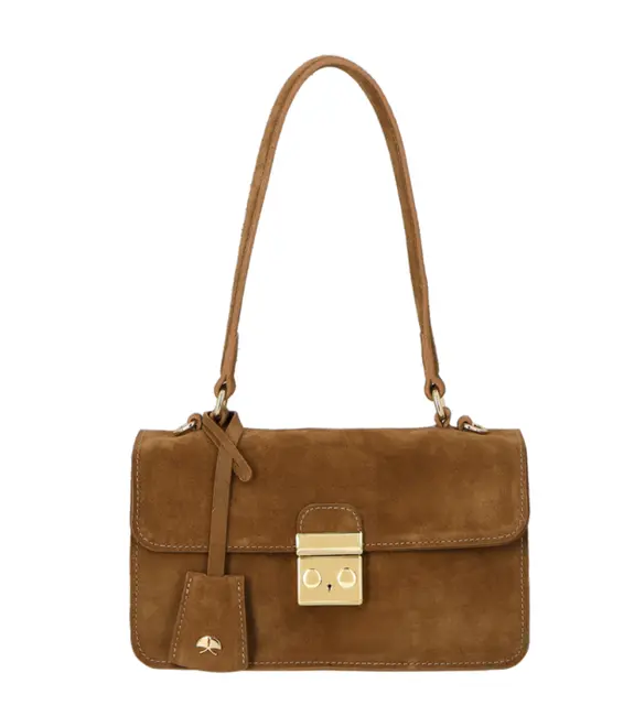 BOLSA PEQUENA LUIZA BARCELOS CARAMELO