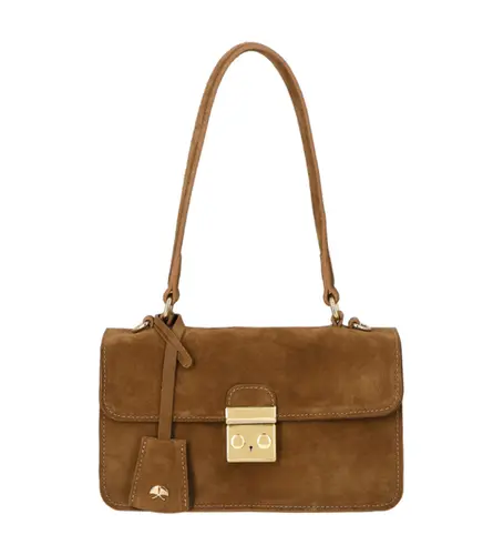 BOLSA PEQUENA LUIZA BARCELOS CARAMELO