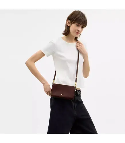 BOLSA COACH NEW YORK AUDREY CROSSBODY MARROM