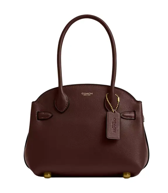 BOLSA COACH NEW YORK SOFT EMPIRE CARRYALL 21 MARROM