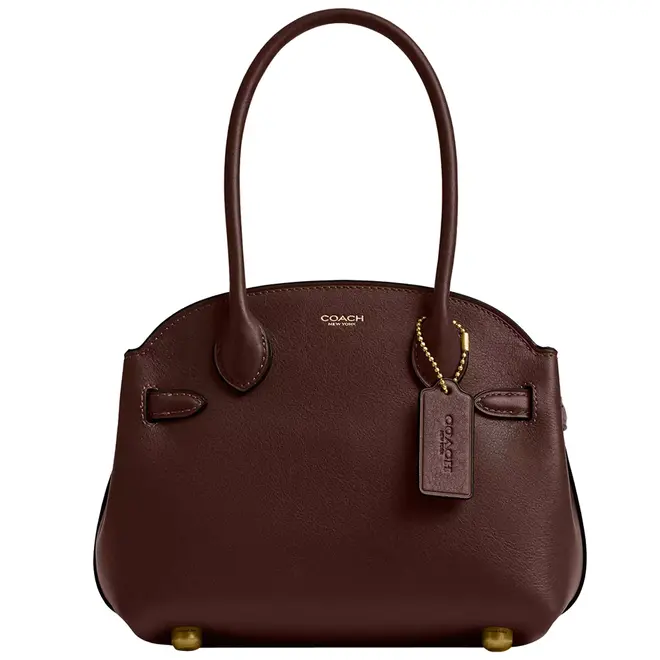 BOLSA COACH NEW YORK SOFT EMPIRE 21 MARROM