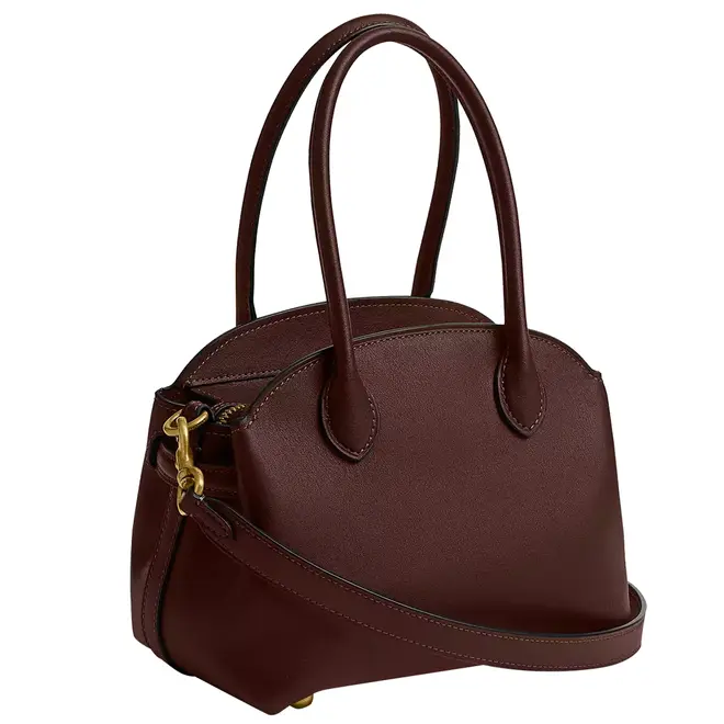 BOLSA COACH NEW YORK SOFT EMPIRE 21 MARROM