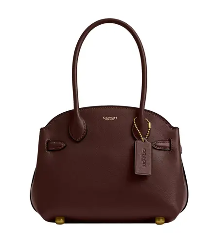 BOLSA COACH NEW YORK SOFT EMPIRE CARRYALL 21 MARROM
