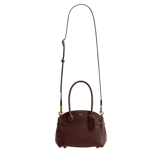 BOLSA COACH NEW YORK SOFT EMPIRE 21 MARROM