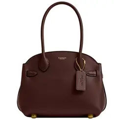 BOLSA COACH NEW YORK SOFT EMPIRE 21 MARROM