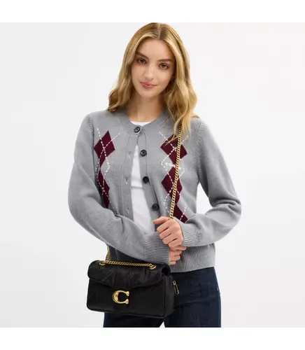 BOLSA COACH NEW YORK TABBY 26 SOFT QUILTED PRETO