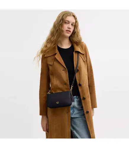 BOLSA COACH NEW YORK AUDREY CROSSBODY PRETO