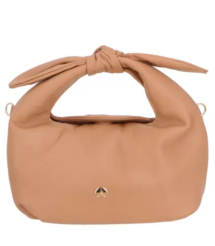 BOLSA MÉDIA HOBO LUIZA BARCELOS BEGE