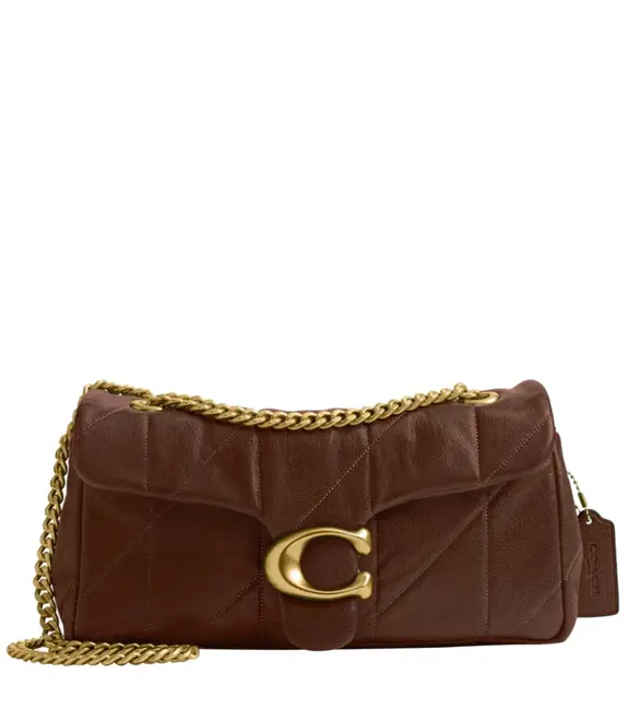 BOLSA COACH NEW YORK TABBY 26 SOFT QUILTED MARROM