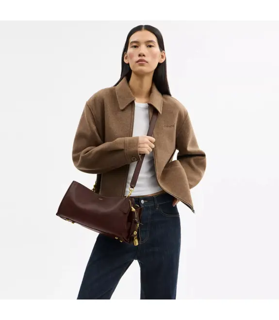 BOLSA COACH NEW YORK ROGUE 34 MARROM
