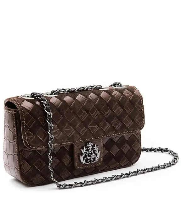 BOLSA PEQUENA ANNE TRESSÊ ISLA MARROM