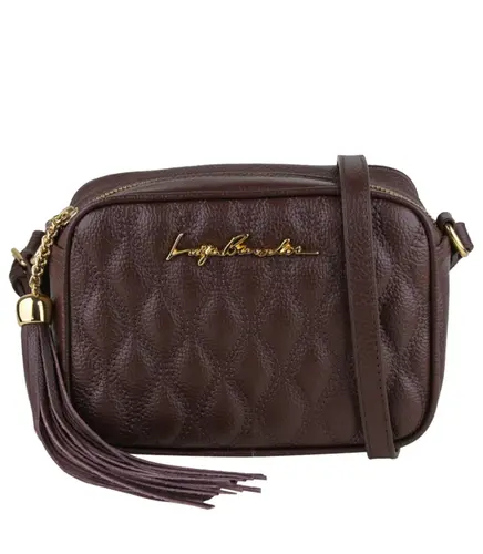 BOLSA PEQUENA LUIZA BARCELOS MARROM