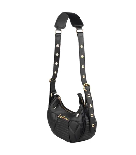 BOLSA PEQUENA BAGUETE LUIZA BARCELOS PRETO