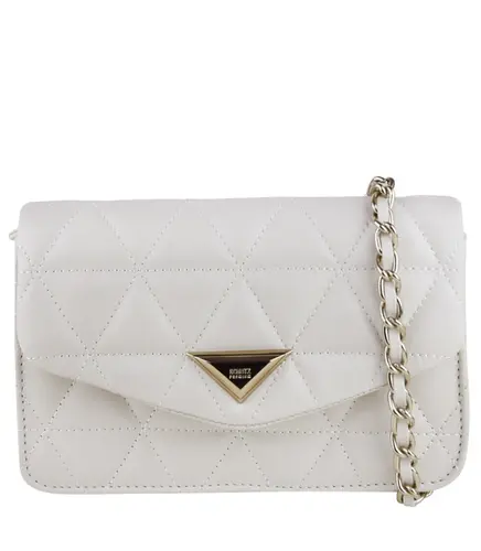 BOLSA MÉDIA MATELASSÊ 944 SCHUTZ BRANCO