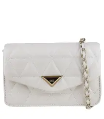 BOLSA MÉDIA MATELASSÊ 944 SCHUTZ BRANCO