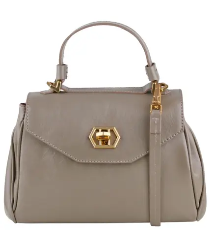 BOLSA PEQUENA SATCHEL AREZZO CINZA