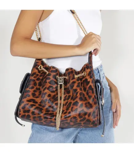 BOLSA HOBO LILIBET WILD SCHUTZ ANIMAL PRINT
