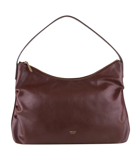 BOLSA GRANDE HOBO AREZZO MARROM