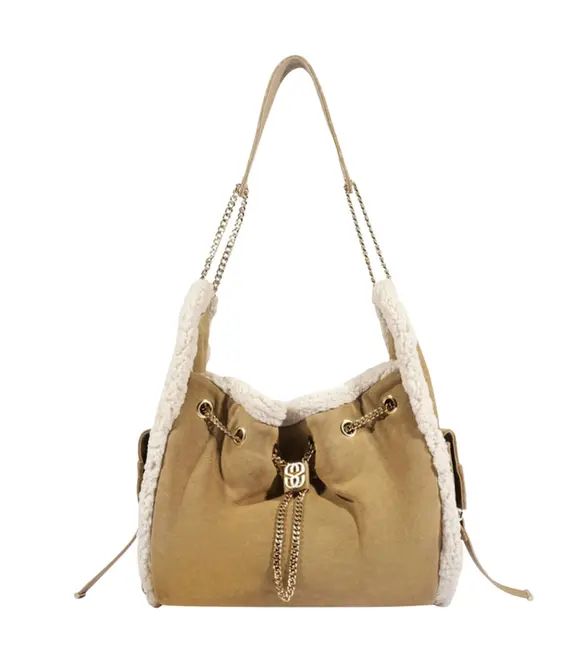 BOLSA HOBO LILIBET FUR SCHUTZ BEGE