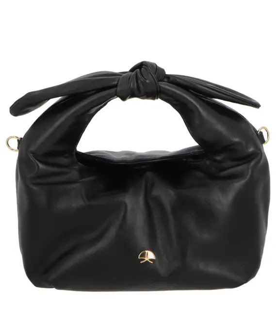 BOLSA MÉDIA HOBO LUIZA BARCELOS PRETO