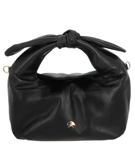 BOLSA MÉDIA HOBO LUIZA BARCELOS PRETO
