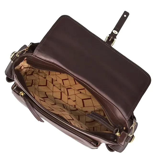 BOLSA GRANDE LUIZA BARCELOS MARROM