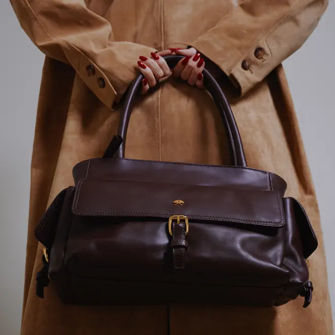 BOLSA GRANDE LUIZA BARCELOS MARROM