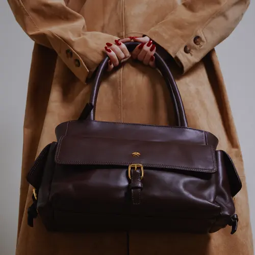 BOLSA GRANDE LUIZA BARCELOS MARROM