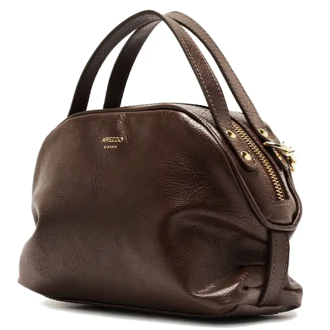 BOLSA PEQUENA AREZZO MARROM